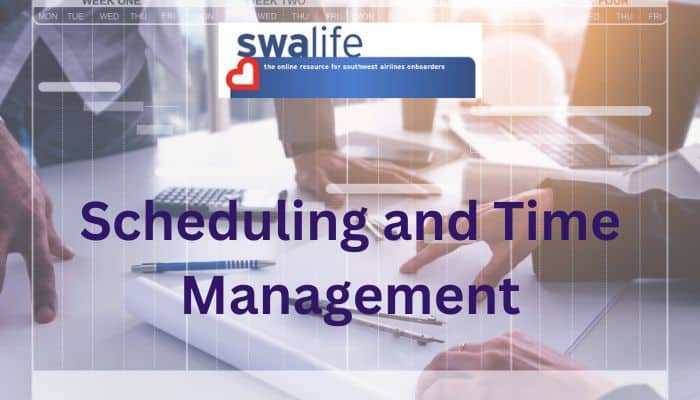 Scheduling and Time Management